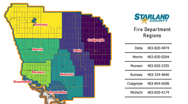 Fire Services Region Map